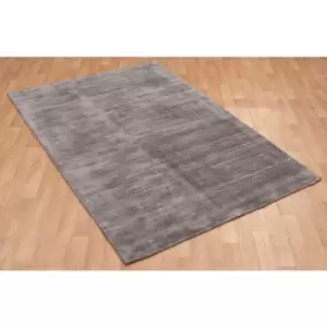 Image of Blade Silver 160cm x 230cm Rectangle - Grey