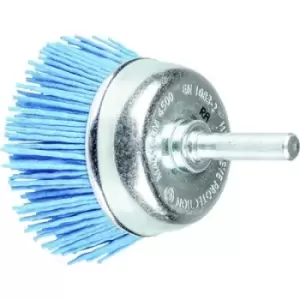 image of Pferd Cup Brush Crimped TBU Diameter 50mm Shank Diameter 6mm Blue Filament Diame