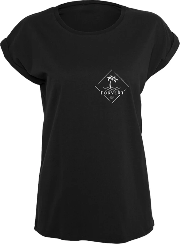 Image of Brandit Forvert Mojave Ladies T-Shirt, black, Size XL for Women