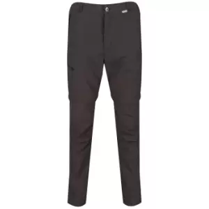 Image of Regatta Mens Leesville II Zip Off Trousers (30S) (Hawthorn Brown)
