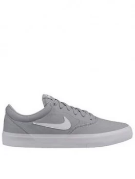 Image of Nike Sb Charge Canvas - Grey/White
