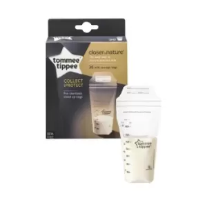 image of Tommee Tippee Breast Milk Storage Bags, One Size