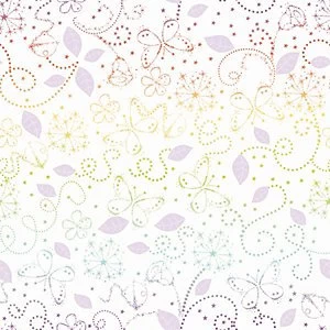 Image of Tinkerbell Fairytale Garden Multicoloured Decorative Wallpaper - 10m