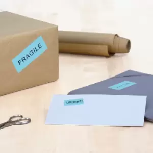 Image of HERMA Coloured labels A4 105x42.3mm blue paper matt 280 pcs.