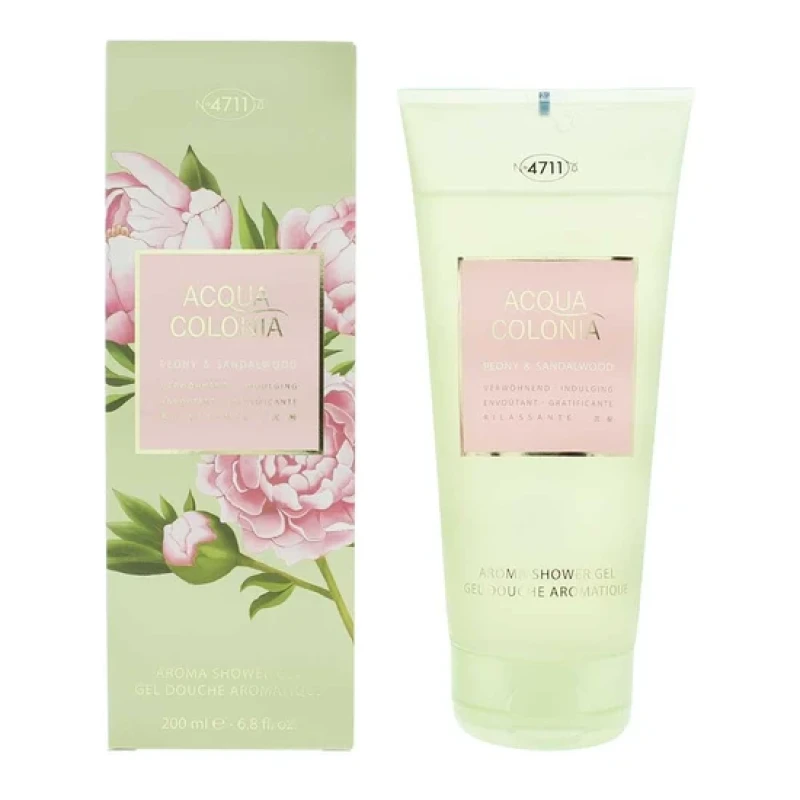 Image of 4711 Acqua Colonia Peony & Sandalwood Shower Gel 200ml