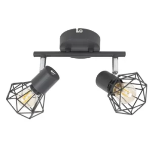 Image of Angus 2 Way Adjustable Wall Light in Grey