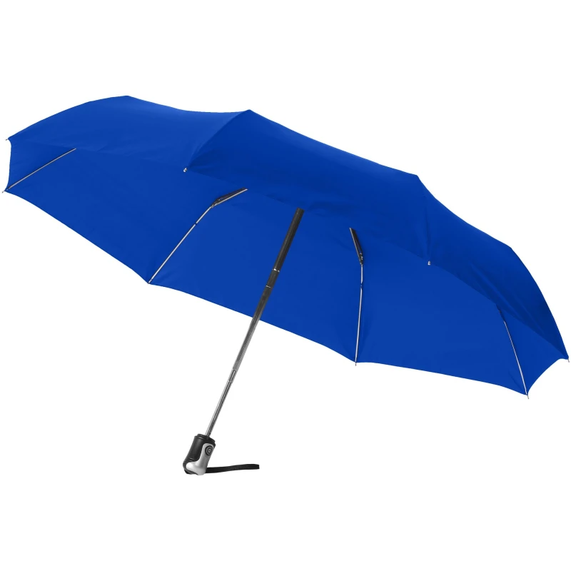 Image of Bullet Mens 21.5" Alex 3-Section Auto Open & Close Umbrella Pack of 2 in Blue Blue Male