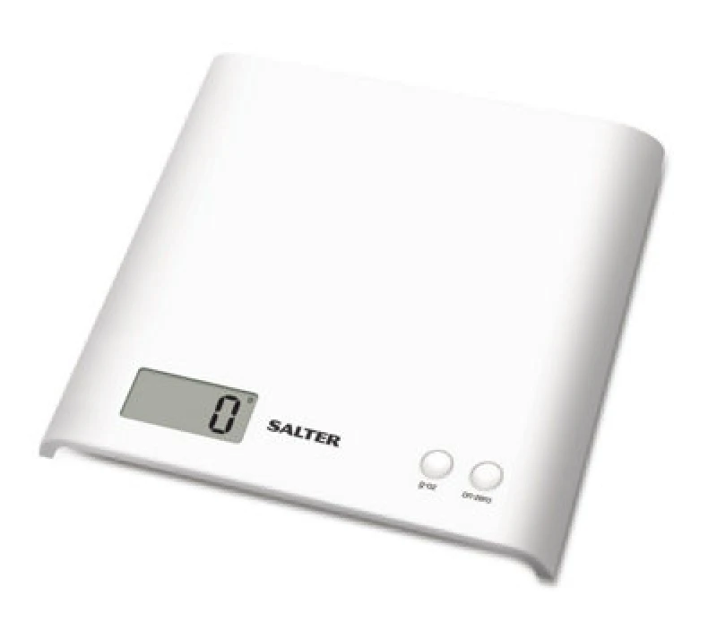 Image of Salter Digital Kitchen Scales, Easy to Read LCD Display White unisex