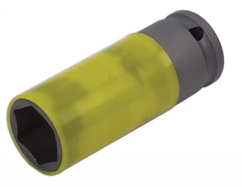 Image of Laser Tools 3852 Alloy Wheel Nut Socket - 22mm 1/2"D Chrome Molybdenum
