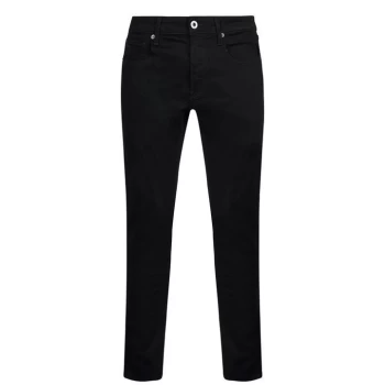 image of G Star 3301 Slim Jeans - Pitch Black