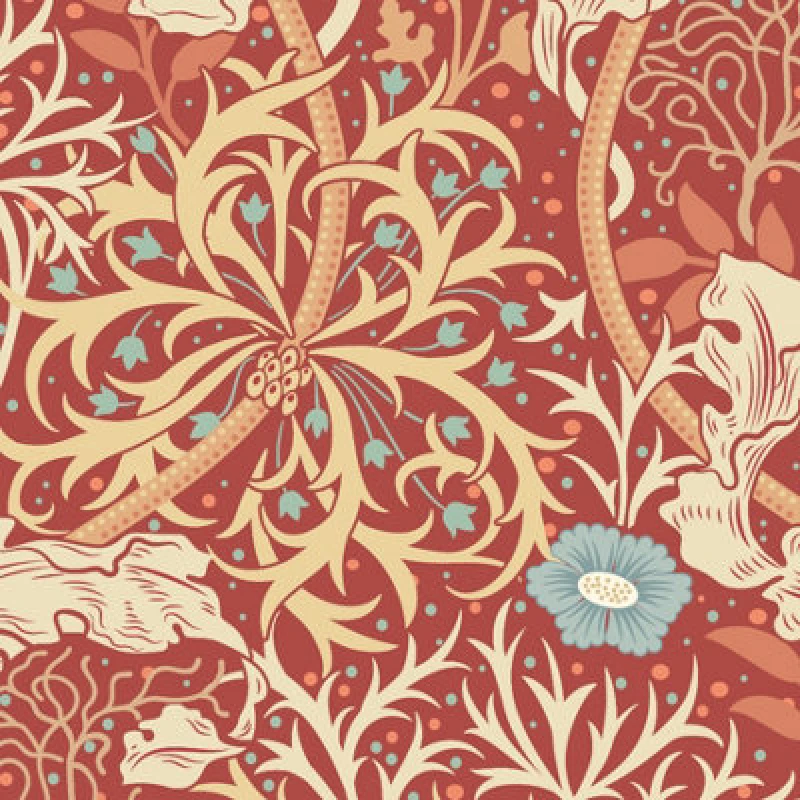 Image of Hoopla Walls Seaweed Garden Spice Smooth Matt Wallpaper