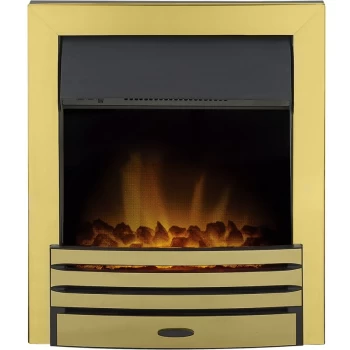 image of Adam - Eclipse Electric Fire in Brass