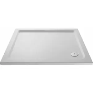 Slip Resistant Rectangular Shower Tray 1200mm x 760mm - White - Hudson Reed