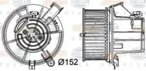 Image of Air Conditioning fan 8EW351040-301 by BEHR