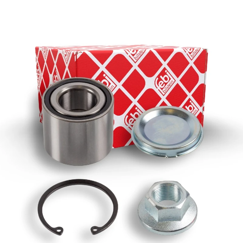 Image of FEBI BILSTEIN 19088 Wheel bearing kit Rear Axle Right, with grease cap Wheel Bearing Kit (654)