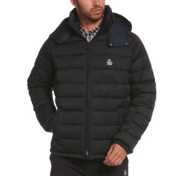 Image of Original Penguin Light Padded Jacket - True Black 010