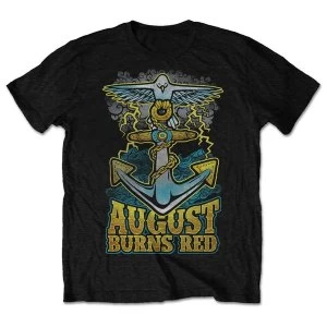Image of August Burns Red - Dove Anchor Unisex Large T-Shirt - Black