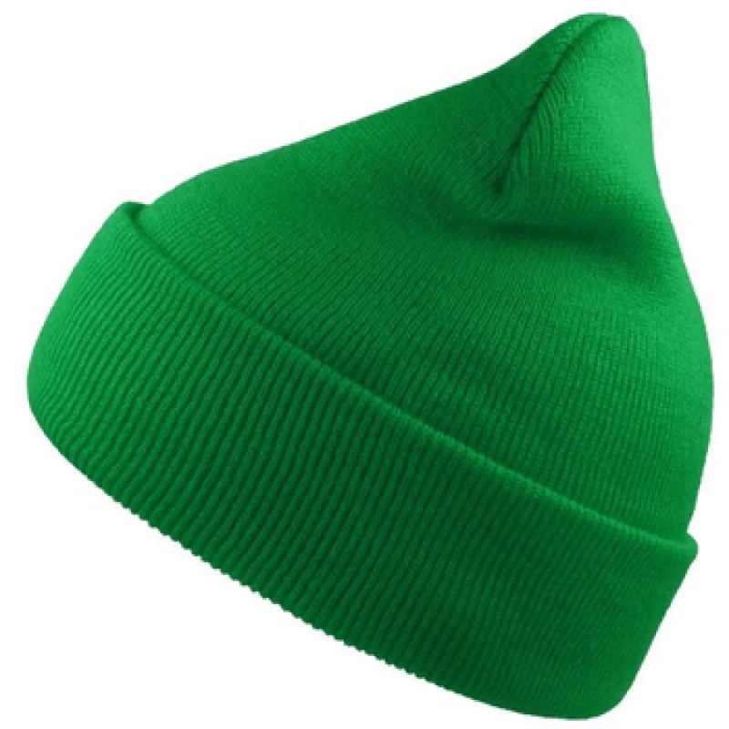 Image of Atlantis Atlantis Men Wind Cuffed Beanie in Lime Lime One Size Male 5063703635417