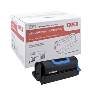 image of OKI 45488802 Black Laser Toner Ink Cartridge