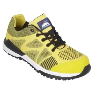 Image of Himalayan 4312 Unisex Yellow Toe Capped Safety Trainers, UK 10, EU 44