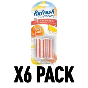 Image of Perfect Peach Pack Of 6 Refresh Vent Stick