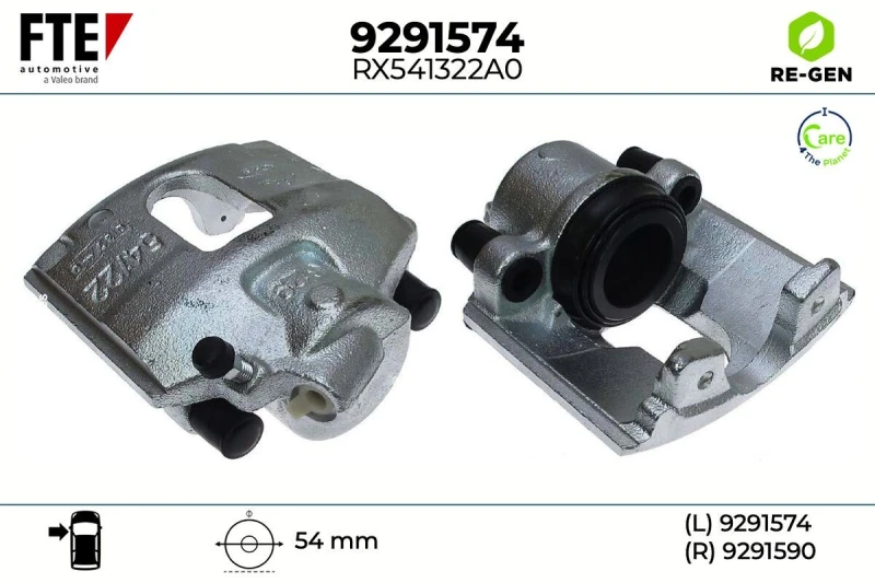 Image of Brake caliper FTE 9291574