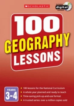 Image of 100 Geography Lessons Years 3-4 by Elaine Jackson Book