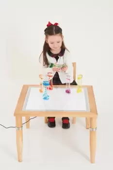Image of Sensory Wooden LED Light Table