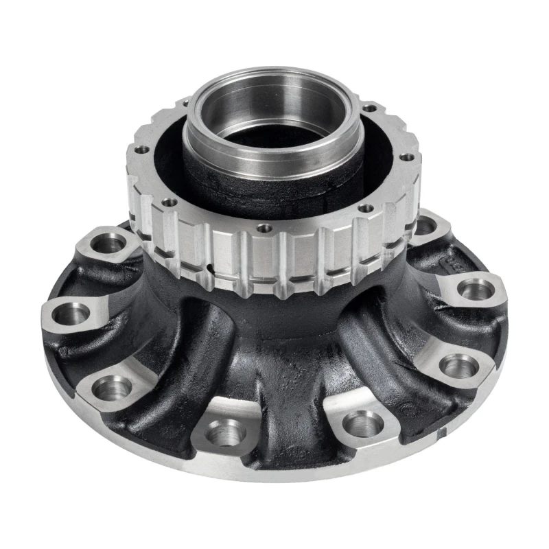 Image of FEBI BILSTEIN 178853 Wheel Hub Front Axle, without wheel bearing Wheel Hub (653)