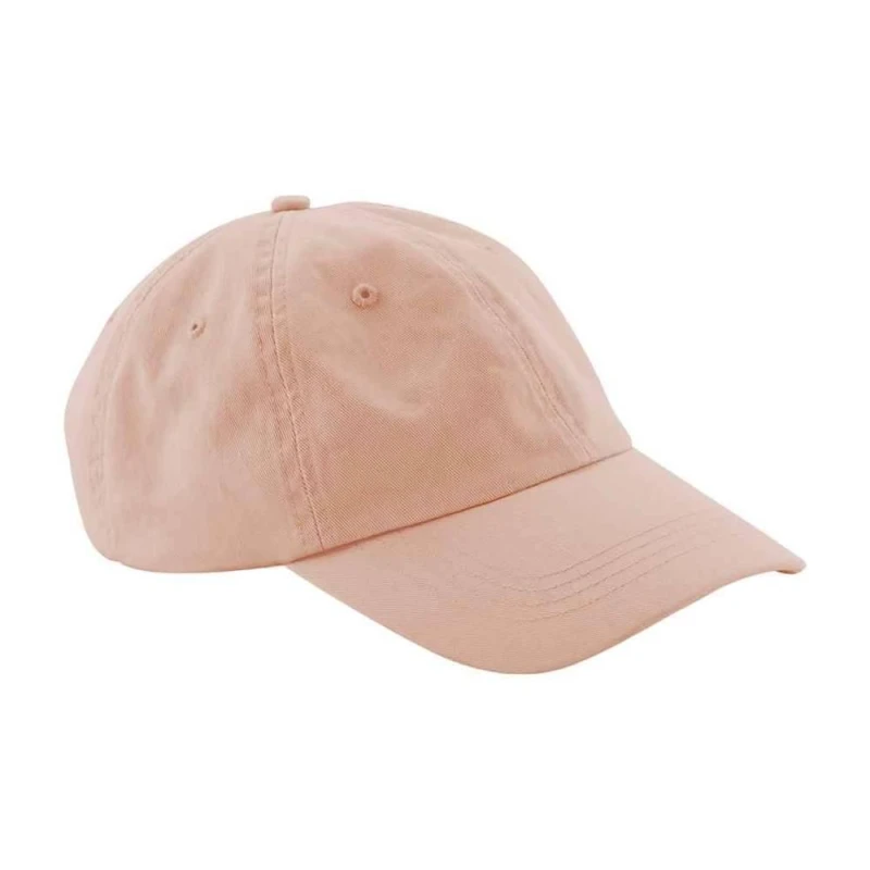 Image of Beechfield Womens 6 Panel Low Profile Cap in Peach Peach Female One Size