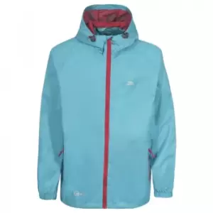 Image of Trespass Childrens/Kids Qikpac X Unisex Packaway Jacket (7/8 Years) (Aquamarine)