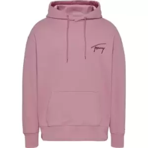 image of Tommy Jeans Signature Hoodie - Pink