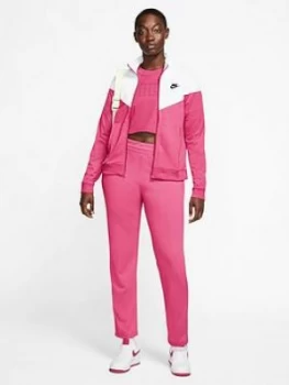 Image of Nike NSW Tracksuit - Fuchsia , Fuchsia, Size XS, Women