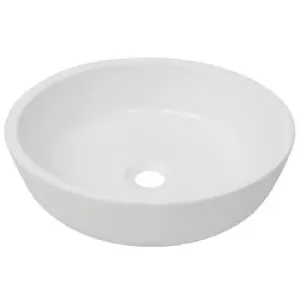 image of VidaXL Ceramic Round Basin 42 X 12cm