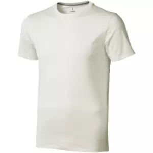 image of Elevate Mens Nanaimo Short Sleeve T-Shirt (XL) (Light Grey)