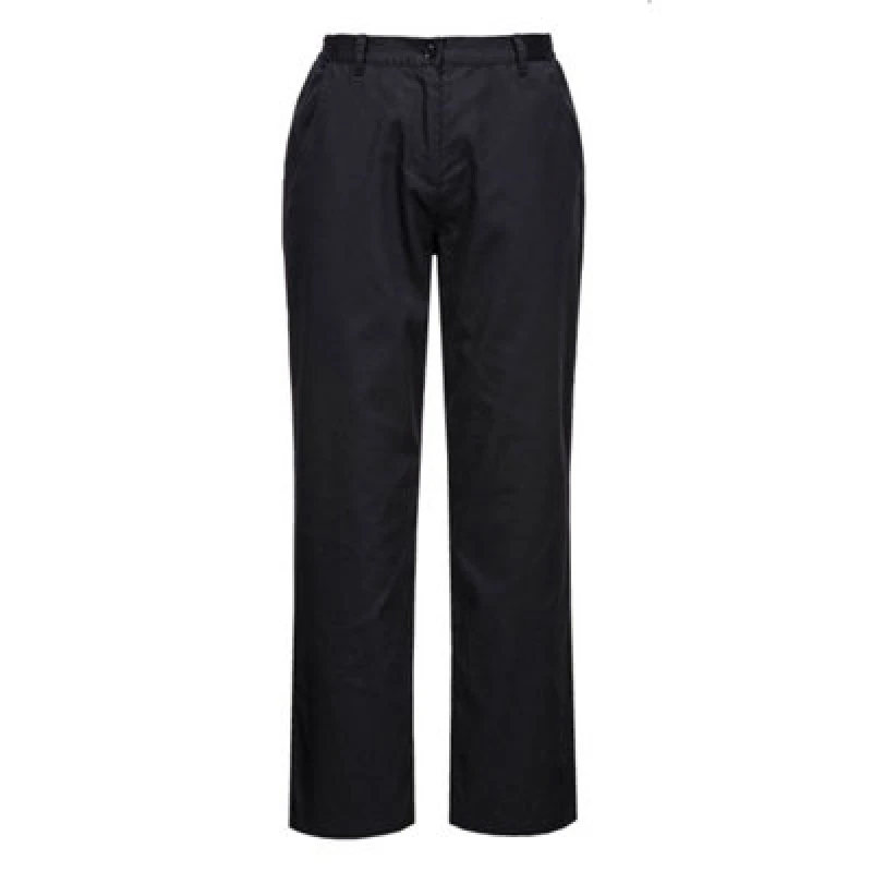 Image of Portwest C071 Rachel Chef Trousers Black C071BKRM Colour: Black