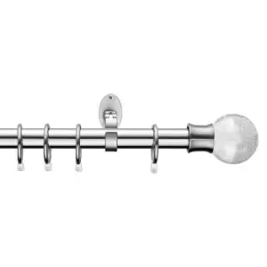 Image of Melrose Textiles Homemaker Extendable Crack Pole 110x300cm Steel Curtain
