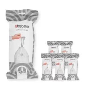 image of Brabantia Perfect Fit Bin Bags Code H 50 / 60Ltr 120Bags