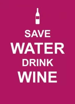 Image of Save Water Drink Wine Hardback