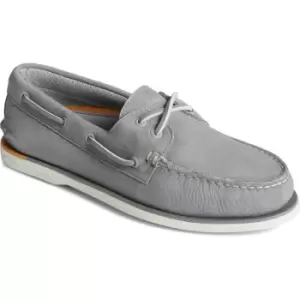 Image of Sperry Mens Gold Authentic Original 2-Eye Nubuck Boat Shoes UK Size 11 (EU 46)