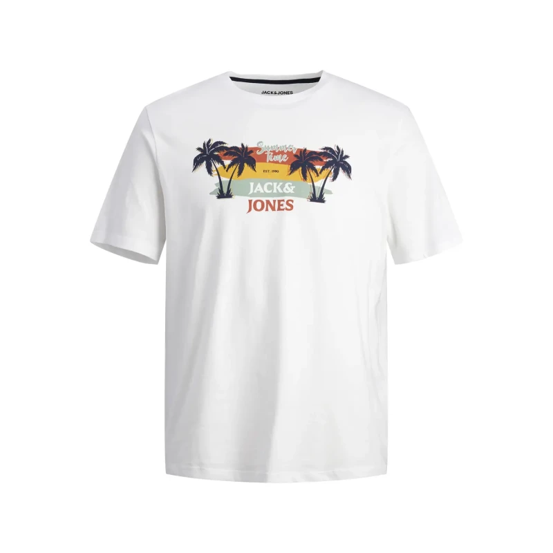 Image of jack & jones T-Shirt round neck child Jack & Jones Summer SMU Vibe Blanc Male 8 ans