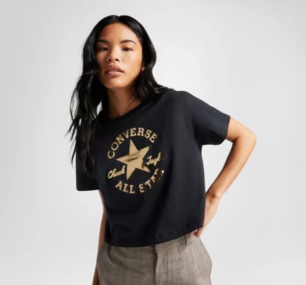 Image of Chuck Taylor Patch Cropped T-Shirt