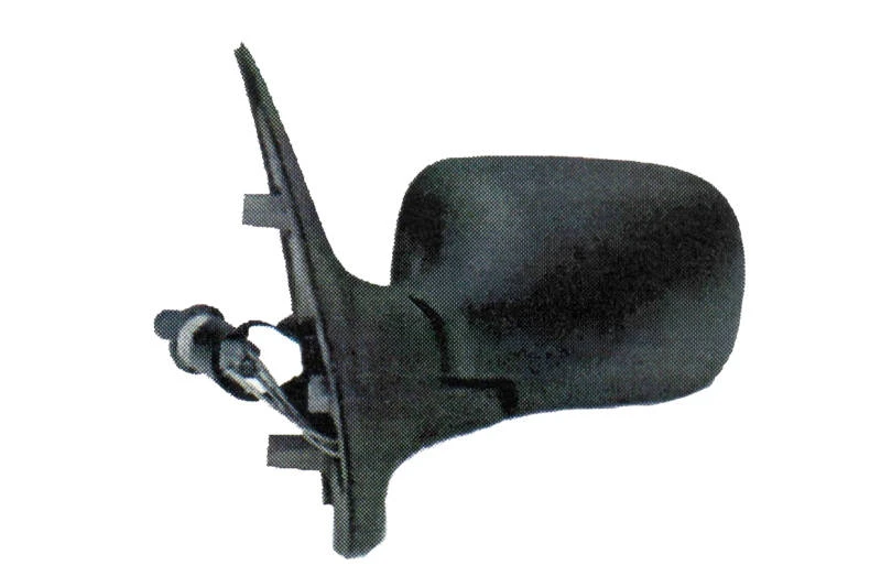 Image of PRASCO FT1327124 Wing mirror Left, black, Manual, Plan Outside Mirror (50)