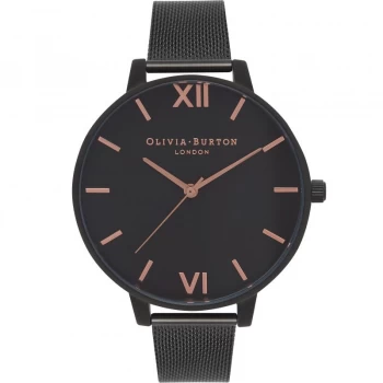 image of After Dark Black & Rose Gold Watch