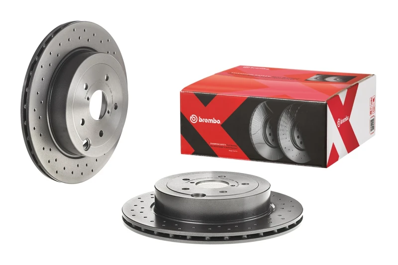 Image of BREMBO Brake disc BREMBO 09.A198.1X