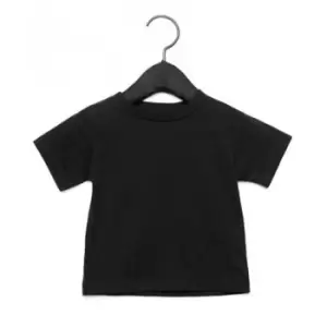 image of Bella + Canvas Baby Crew Neck T-Shirt (12-18 Months) (Black)