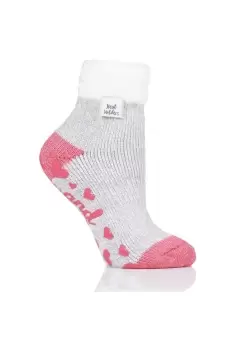 image of 1 Pair Lounge Feather Top Socks