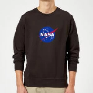 Image of NASA Logo Insignia Sweatshirt - Black - XXL