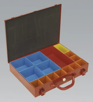 image of Sealey APMC15 Metal Case with 15 Storage Bins