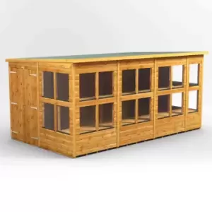 Image of Power 14' x 8' Pent Double Door Potting Shed
